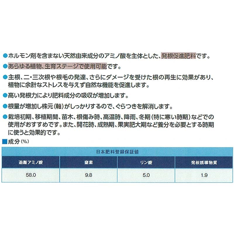 ライゾー1kgRHYZO発根促進剤肥料ハイポネックスタ種【代引不可】