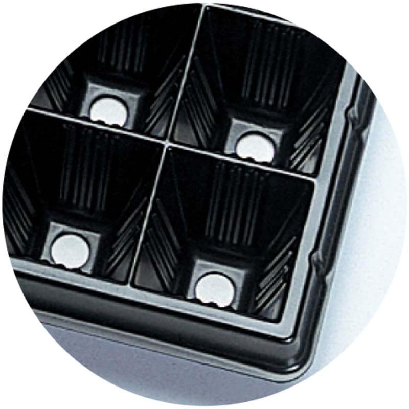 プラスワイズ本店｜タキイ 根巻防止 ワンウェイ セルトレイ 黒 72穴 6