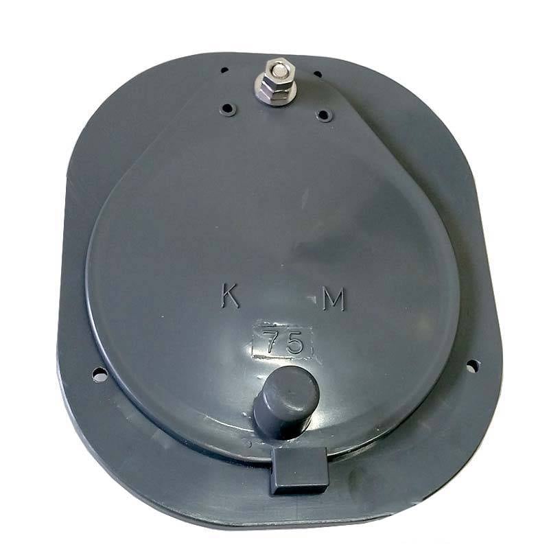 水口パイプ 灰色 75型 VP75 VU75 用 塩ビパイプ に接続可 KMW01 ( 田んぼ 水田 田 田んぼ の給水口 吸水口 取水栓 ) 東栄管機 DZ