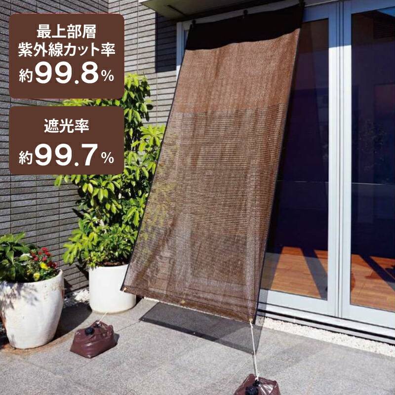 12枚 オーニング スリットシェード 4段階 幅1m×縦2m ワタナベ工業 金T 代引不可