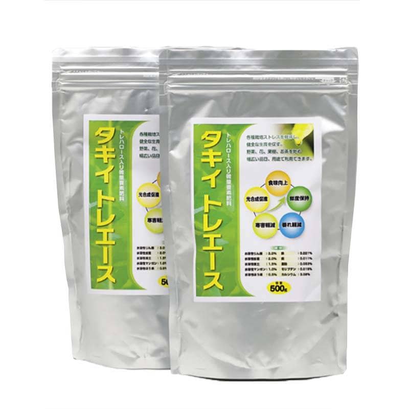 20袋 タキイ トレエース 500g 寒害対策 しおれ軽減 鮮度保持 トレハロース タキイ種苗 代引不可