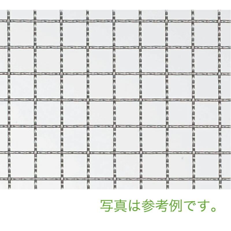 北海道不可 ステンレスクリンプ 金網 線径 ＃16(1.5mm) 網目 8 mm 幅 1000 mm×長さ(巻き) 15 m 吉田隆 代引不可