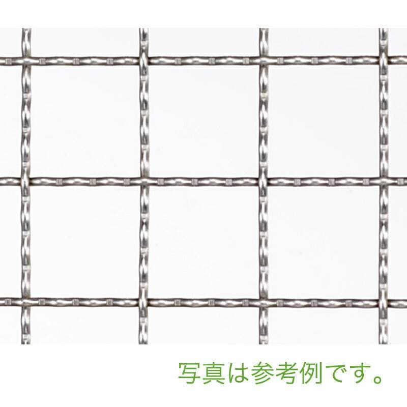 北海道不可 ステンレスクリンプ 金網 線径 ＃10(3.0mm) 網目 30 mm 幅 1000 mm×長さ(巻き) 15 m 吉田隆 代引不可