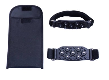 コンパル 滑り止 ニュー・携帯簡単スパイク 収納袋付 雪道 凍結道路に アサノヤ産業 D