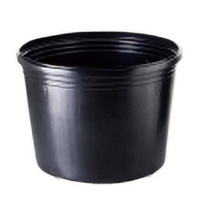 プラスワイズ本店｜125個 40cm 黒 TO ポリポット 穴無し 丸型タイプ
