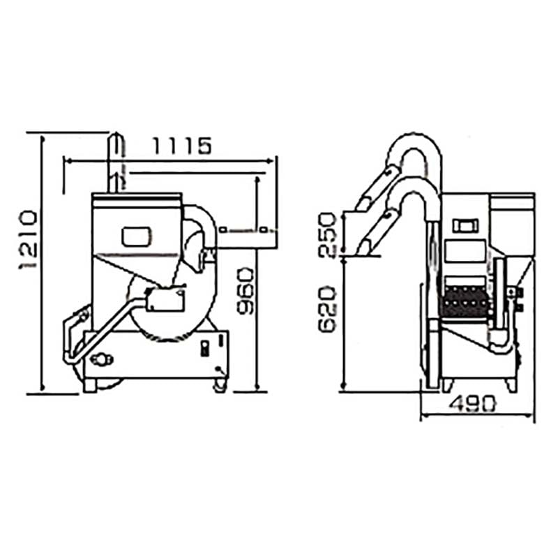 【法人限定】ミニダップ籾すり機FS20-SM3~4俵/時大竹製作所オータケ籾籾摺り機もみすりオK【代引不可】