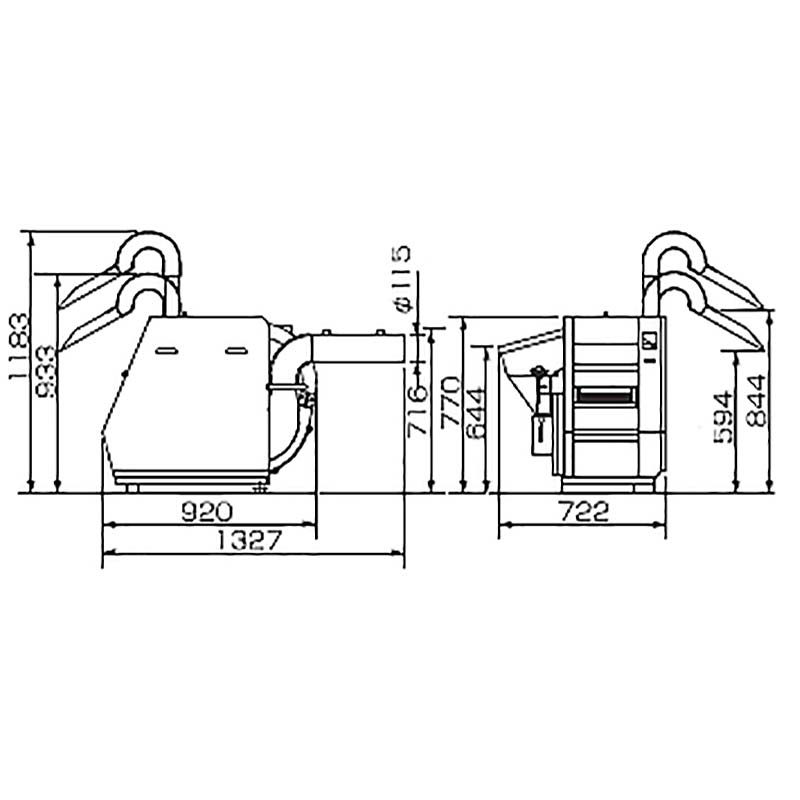 【法人限定】ミニダップ籾すり機FSE28-SM100V3～5俵/時大竹製作所オータケ籾籾摺り機もみすりオK【代引不可】