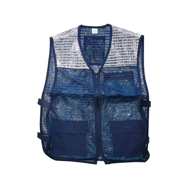 遮熱クールベスト 保冷剤ポケット付 槍木産業 うつぎ産業 熱中症対策 カ施 代引不可