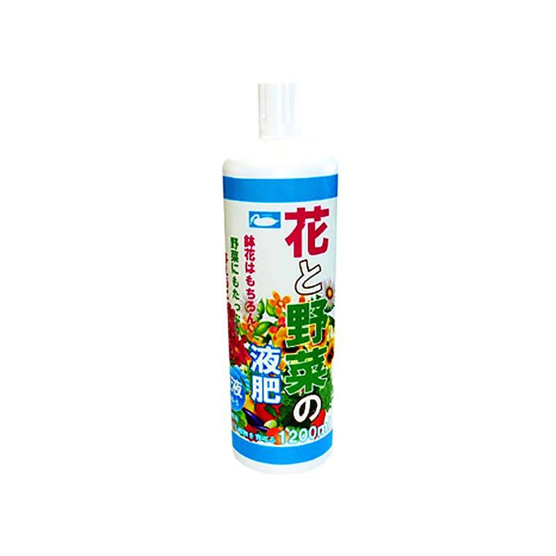 12本 花と野菜の液肥 原液 1.2L 活力剤 活力液肥 液体肥料 ヨーキ産業 代引不可