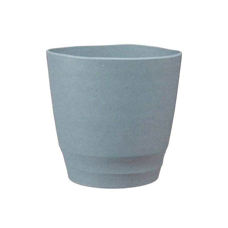 10個 アトリエポット 37型 ライトグレー アップルウェアー 直径370×359mm インナーポットサイズ 10号鉢 陶器風 シンプル 丸型 鉢 タS 代引不可