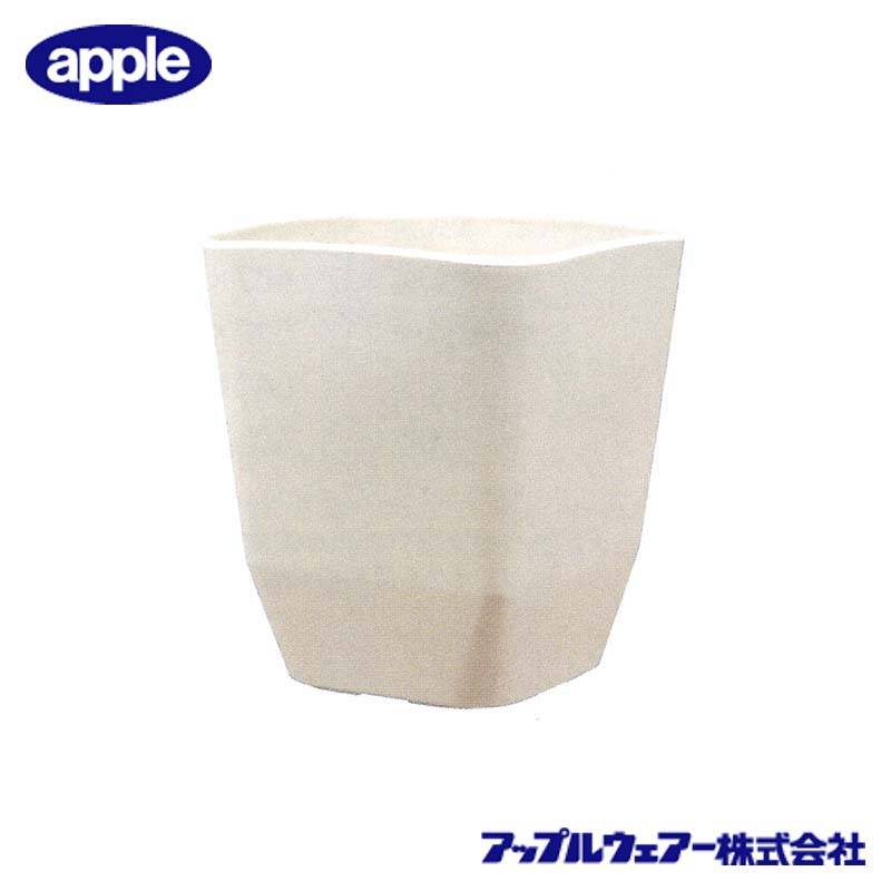 16個 アトリエスクエア 290型 ホワイト アップルウェアー 290×290×321mm インナーポットサイズ 8号鉢 陶器風 シンプル 角型 白 鉢 タS 代引不可