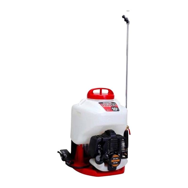 エンジン動噴 カスケード式 (低圧) ES-10C 容量10L 縦型二頭口 / 泡状除草噴口 重量5.5kg 工進 KOSHIN 背負式 消毒 除草 散布 シB 代引不可