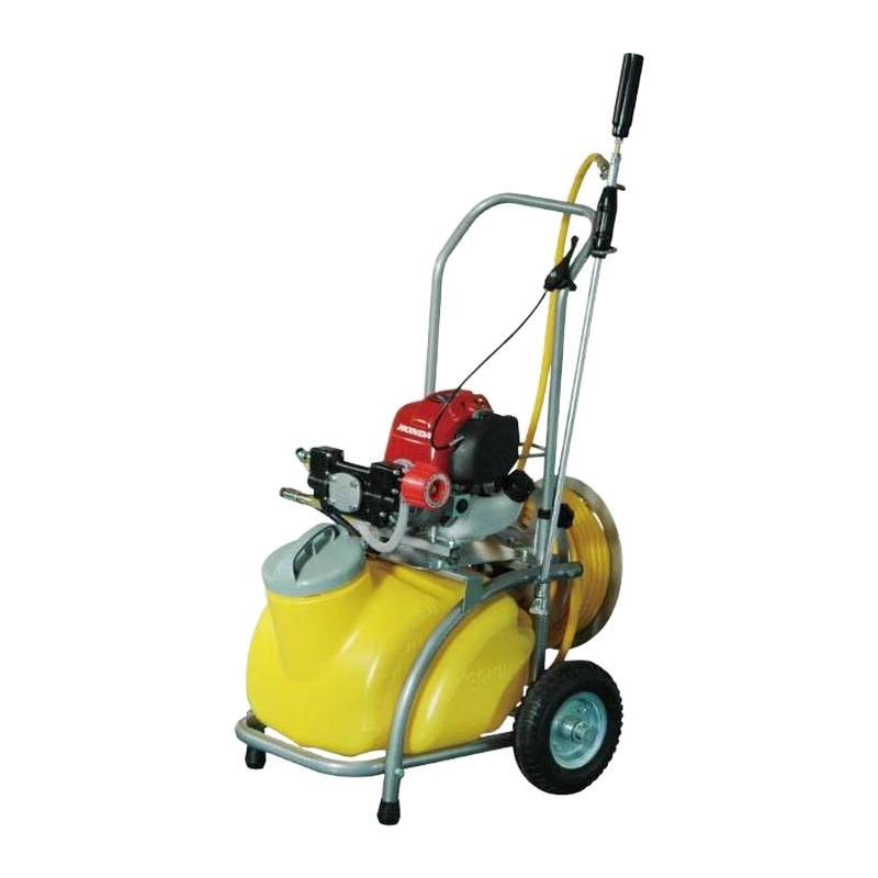 エンジン式小型動噴 MS-ERH25TH85 ホース8.5mm径 20m 25Lタンクキャリー付 4サイクルエンジン 重量22kg 工進 KOSHIN 除草 散布 シB 代引不可
