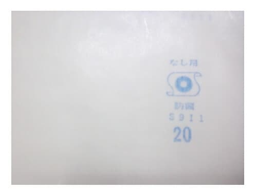 5000枚 果実袋 なし スイ20型 青梨 129×158 梨 なし ナシ 柴 タSD