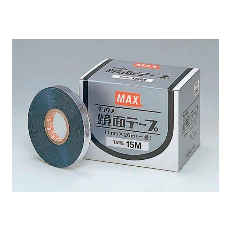 30箱×10巻入 TAPE-15M シルバー 銀 鏡面 テープ マックステープナー 用の 替え テープ MAX マックス TAPE15M カ施 代引不可
