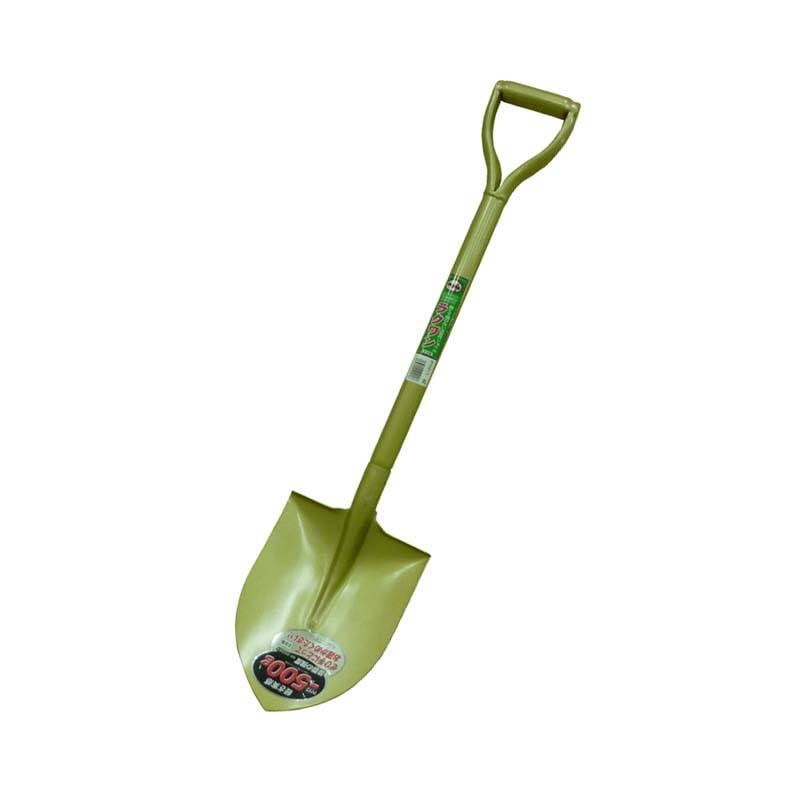 6丁 アルミ合金柄 ラクワンショベル 丸形 全長960mm SAPR シャベル スコップ トンボ 高KD