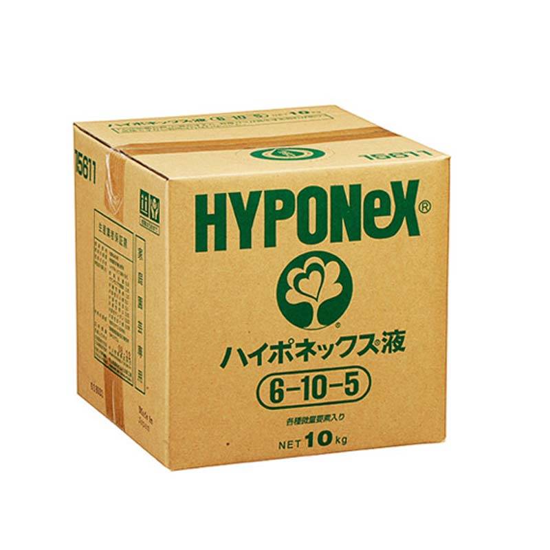ハイポネックス液 10kg入(約8L) 6-10-5 濃縮液肥・各種微量要素入 タS 個人宅配送不可 代引不可
