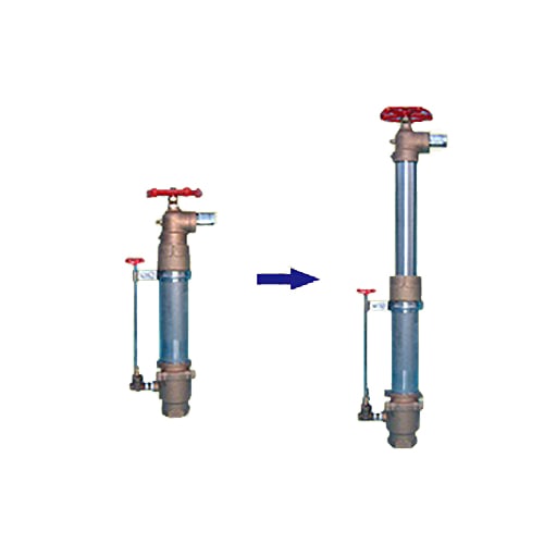 高耐久 金属 農業用 緑化用 地下収納型 PUV取水栓 伸縮回転バルブ ドレーン付 PUV50A-D ヤンマーアグリジャパン 防J 個人宅配送不可 代引不可