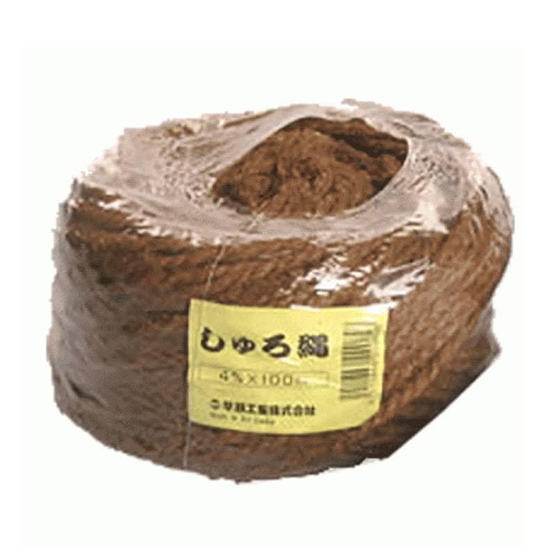 36玉 シュロ縄 茶 3mm×500m 早S 代引不可