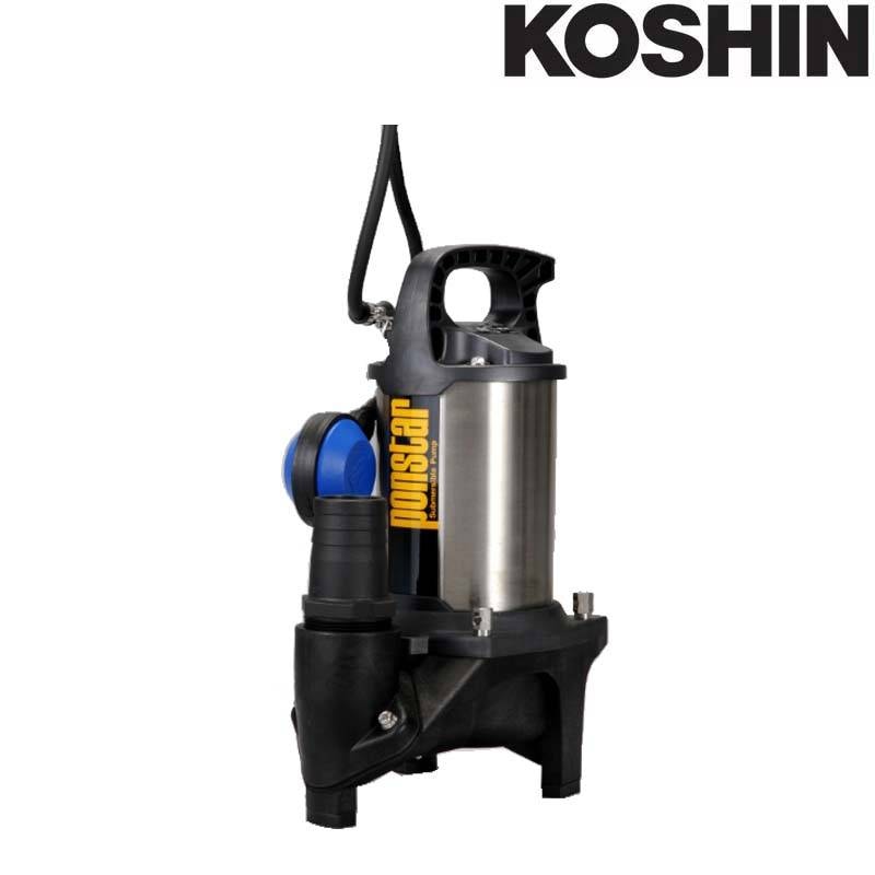 汚物用水中ポンプ ポンスター PZ-650A 60Hz フロートスイッチ付 ステンレス製 口径50mm 全揚程10m 重量10.5kg 工進 KOSHIN 排水 給水 シB 代引不可
