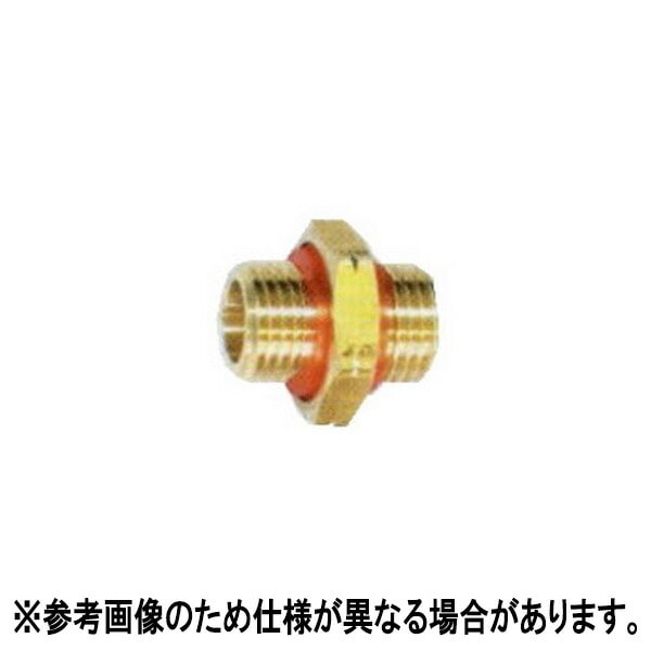 プラスワイズ本店｜ジョイント 真鍮製 ニップル G1/4 男×SW 22男