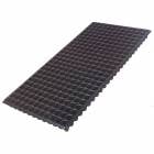 500枚 ユープラグトレイ 288穴 黒 20角×高35mm 12×24列 300×595mm タS 代引不可|育苗資材|農業資材