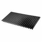 500枚 ユープラグトレイ 200穴 黒 26角×高43mm 10×20列 302×600mm タS 代引不可|育苗資材|農業資材