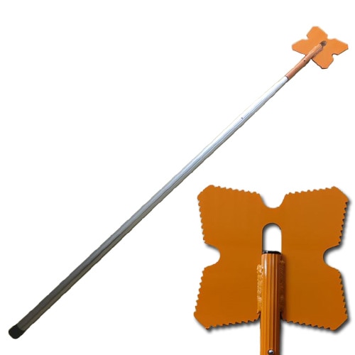 6.85m 5段式 ホッカイ棒 ギザギザ雪切 SO-1020 アルミ 伸縮式 雪落とし 棒 屋根 カーポート 雪おとし 氷柱 つらら 雪庇 雪 落とし おとし 道具 セキカワ フTD