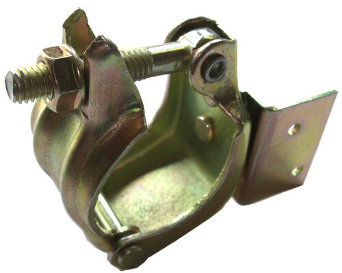 農業用 垂木止め クランプ 直交 固定 42.7mm 48.6mm 兼用 単管 単管パイプ に シンセイ DZ