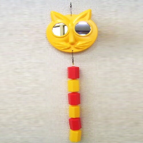 コンパル 防鳥 にせネコちゃん 反射ミラー 鳥害対策 アサノヤ産業D