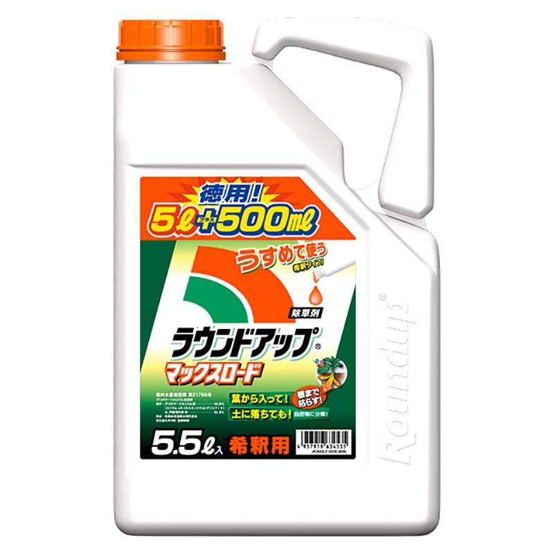 日産化学 除草剤 ラウンドアップ マックスロード 5.5L 果樹 稲 畑作 樹木 野菜 農薬 Vデ 代引不可 産直