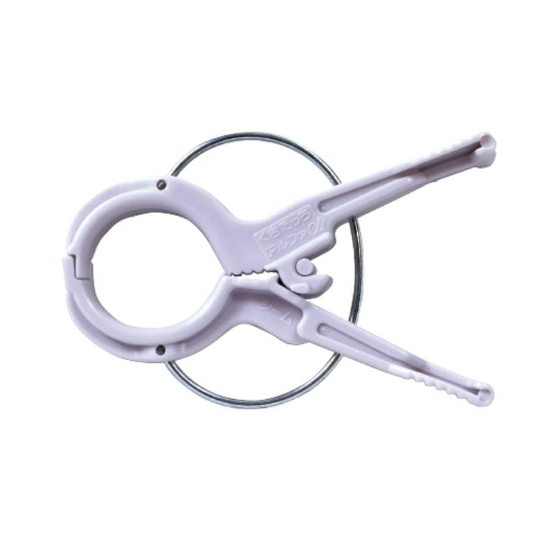 2000個 (200個×10袋) くきたっちアルファ 細紐用 パープル 薄紫 KA-P200 誘引クリップ 誘引資材 誘引器具 トマト ナス パプリカ 栽培 シーム タS 代引不可