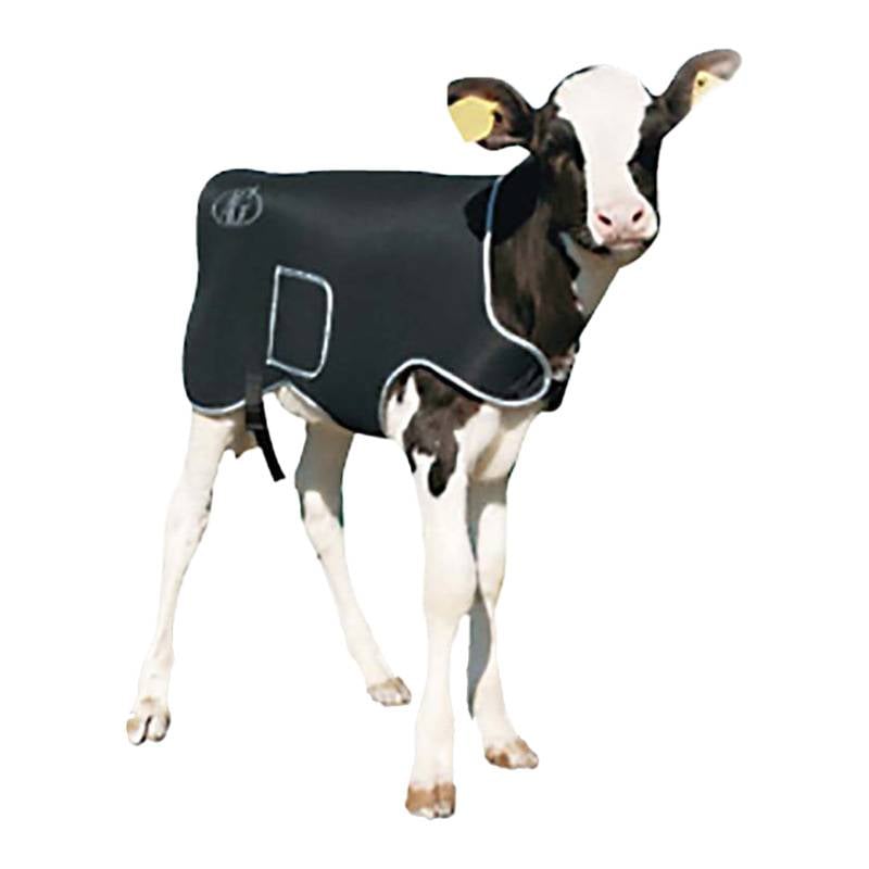 AGジャケット クラシック 黒 Mサイズ 30～70kg 特殊4層構造 子牛用 防寒着 仔牛 AGトレーディング 代引不可