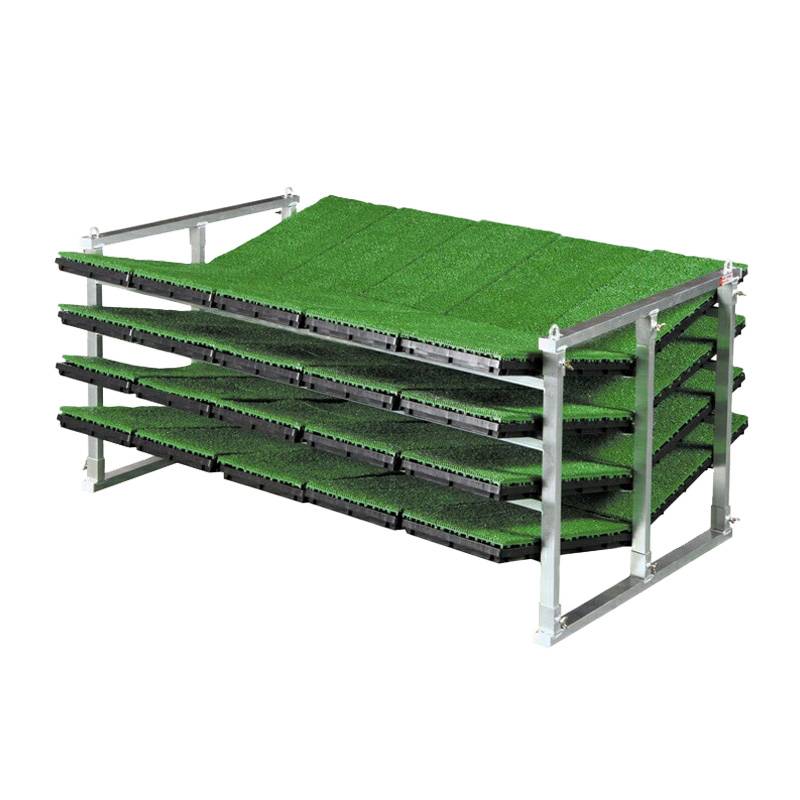 国産 アルミ 苗コンテナ 軽トラ用 傾斜型 40枚積 KS-40VA 軽トラック 水稲 苗箱 育苗箱 苗 運搬 コンテナ 棚 組立式 ケーエス製販 営業所留め限定 代引不可