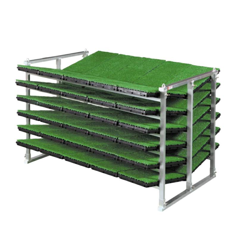 国産 アルミ 苗コンテナ 軽トラ用 傾斜型 60枚積 KS-60VA 軽トラック 水稲 苗箱 育苗箱 苗 運搬 コンテナ 棚 組立式 ケーエス製販 営業所留め限定 代引不可