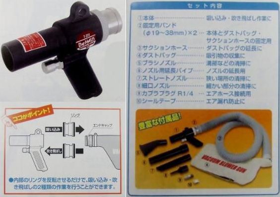 バキュームブロワガン AG-T-222 パオック H
