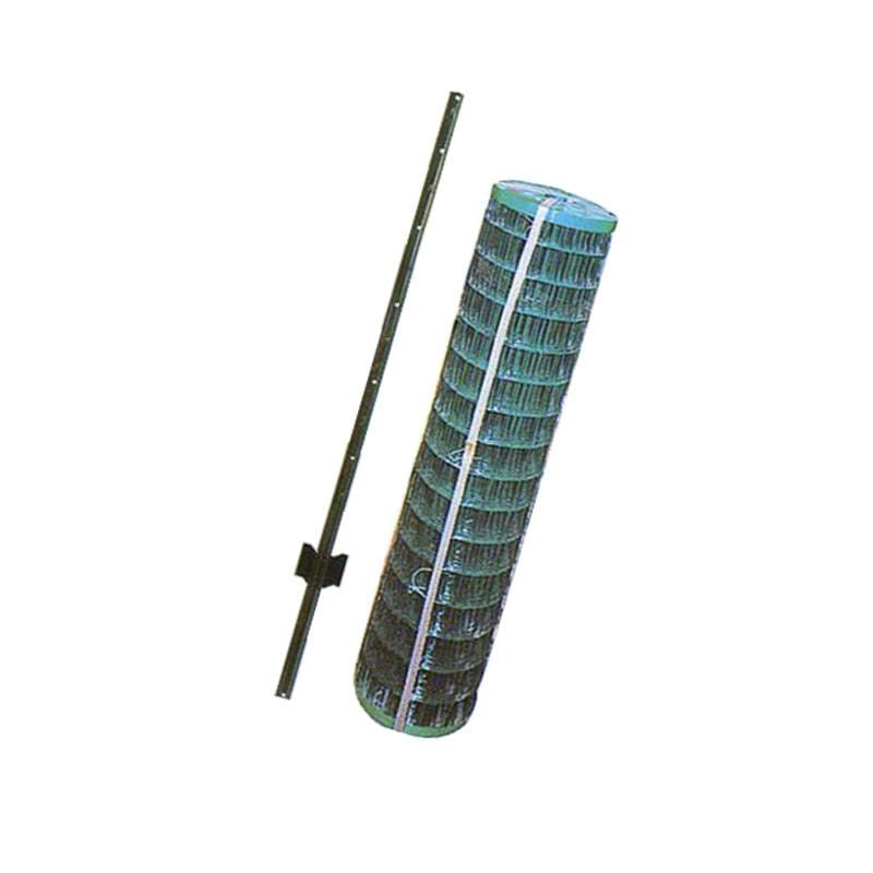 緑 アニマルガードフェンス セット 1.0×20m (フェンス1巻・支柱11本) グリーン アニマルフェンス 害獣 防獣 対策 太陽光発電 フェンス シンセイ 代引不可 GRF10