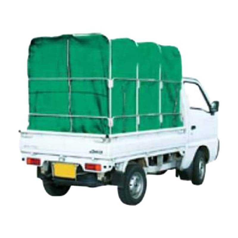 ネットコンテナ MNC-40 もみがらコンテナ メッシュ 軽トラック用 4反用 ケーエス製販 もみ殻 籾殻 運搬 コンテナ 折りたたみ式 代引不可