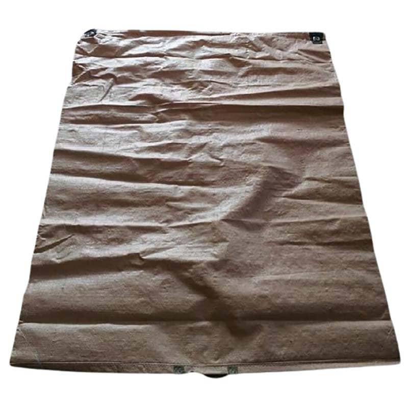 50枚 もみがら袋 籾殻袋 樹脂製 (コンテナバッグと同じ素材) 薄茶色 1000×1350mm コ商 中G H