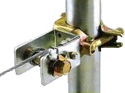 小型張線器付 テンションクランプ 48.6 42.7 兼用 単管 単管パイプ に マルサ アM DZ