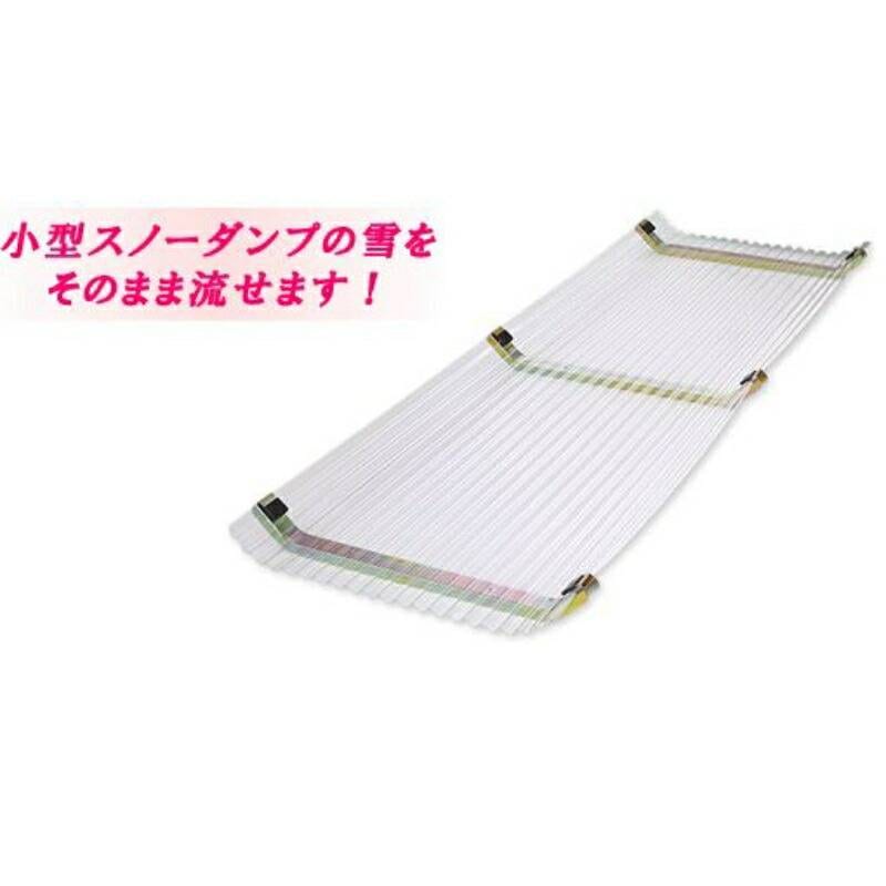 部品のみ 波板 滑り台 用 部品 雪おろし 金具 ワイド63 鉄製 (クロメートメッキ) 金T DZ