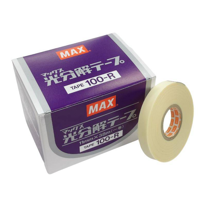 1箱×10巻入 100-R 光分解 テープ マックステープナー 用の 替え テープ MAX マックス 100R サT DZ