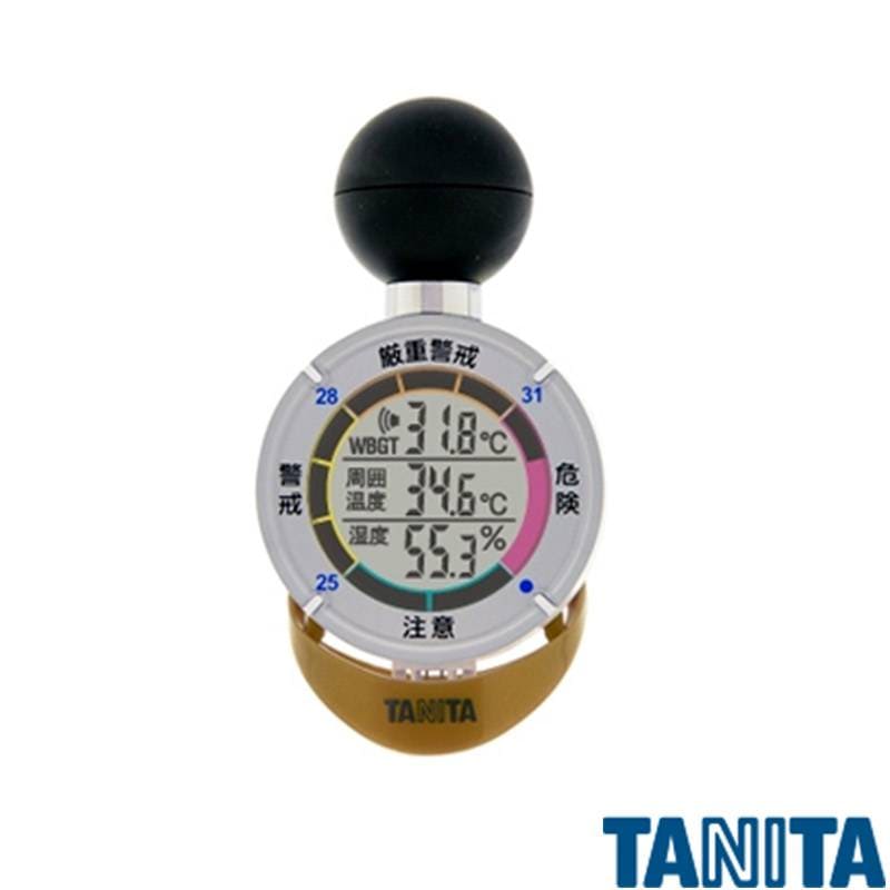 黒球式熱中症指数計 熱中アラーム TT-562-NGD ゴールド JIS TANITA タニタ WBGT値 周囲温度 湿度 暑さ対策 熱中症予防 工場 現場 学校 農作業 スポーツ等 高K D