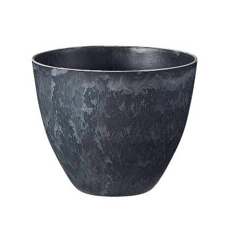 レシクラポット S MOI-637 ブラック φ10×H8.5cm フラワーベース フラワーアレンジメント ポット 花器 花瓶 花材 花資材 松K 代引不可