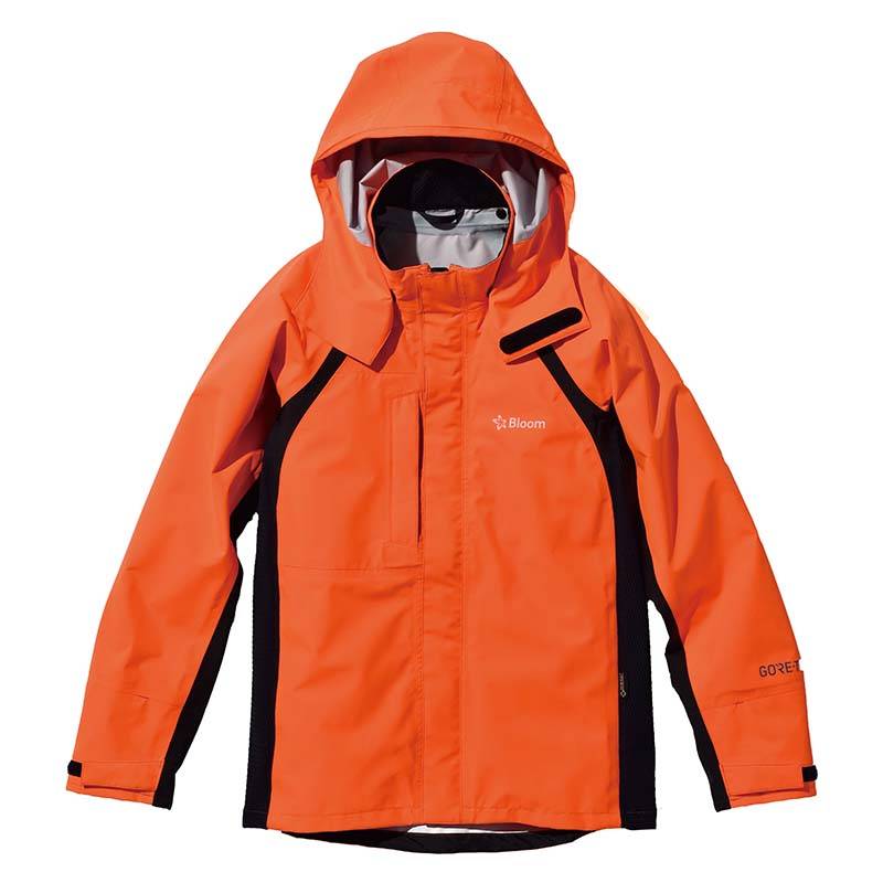 ゴアテックス Bloom ジャケット フラッシュオレンジ GORE-TEX ブルーム アウトドア レインウェア 農業 マウンテンパーカー 防水 防J 個人宅配送不可 代引不可