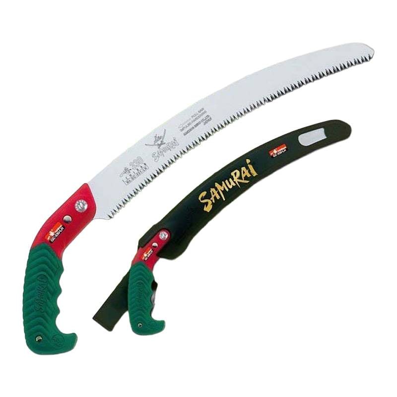 SAMURAI (サムライ) 鋸 一番シリーズ GC-300-LH 曲刃タイプ 荒目 刃長 300mm ピッチ 4.0mm ノコギリ のこぎり 剪定 三冨D