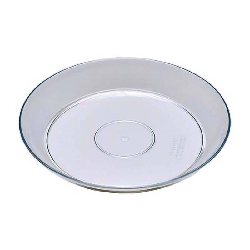クリアプレート 4号 クリア 150-3540-0 フラワーベース ポット 受け皿 花材 花器 花瓶 松K 代引不可