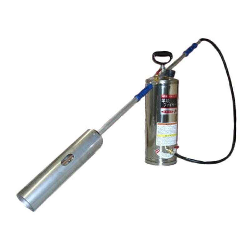 個人宅配送不可 灯油ガス化バーナー KF-8 (183020) 草焼ファイヤー 除草 殺菌 殺虫 除雪 バーナー直径80mm 圧力計付き 神木製作所 防J 代引不可