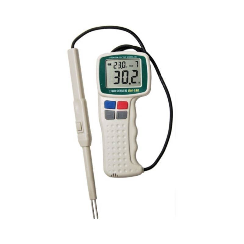 土壌水分測定器 DM-18R 竹村電機製作所 土壌 水分値 タS 個人宅配送不可 代引不可