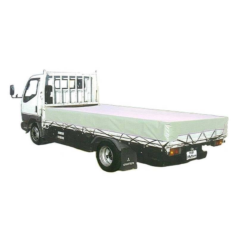 トラックシート TS-40 SW 2.60×4.45m シルバーホワイト 軽トラック シート 南栄工業 個人宅配送不可 代引不可